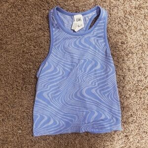 Athleta blue tank top